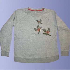 For @cpowersr ONLY!!! BODEN bird embroidery sweatshirt